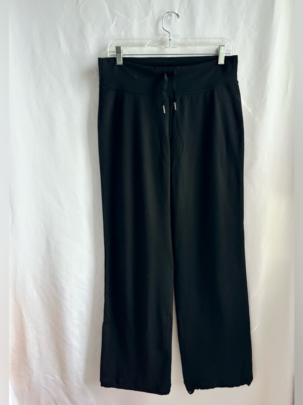 lululemon Black Athletic Yoga wide leg pants - Picture 2 of 4